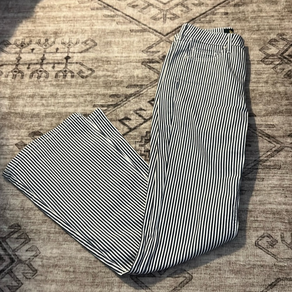 Like new striped bell bottoms